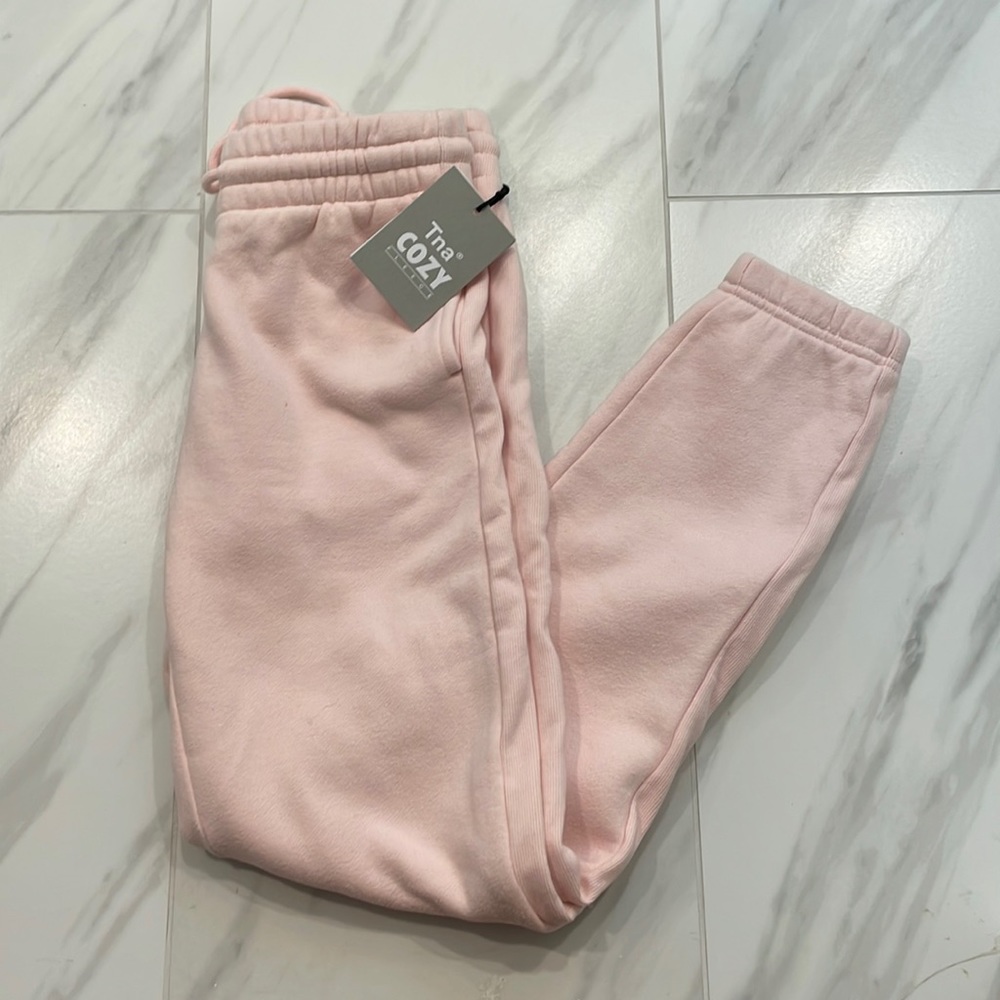 TNA cozy fleece sweatpants NEW WITH TAGS